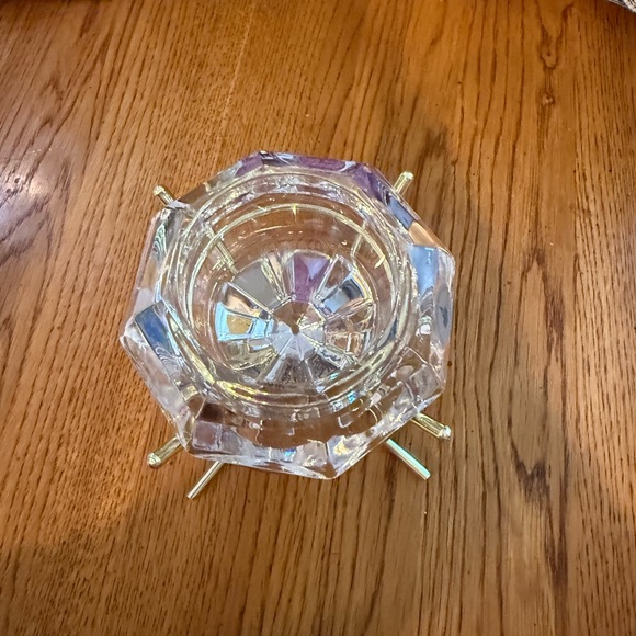 Party-lite Vintage 24% crystal diamond shape candle holder - Picture 7 of 7